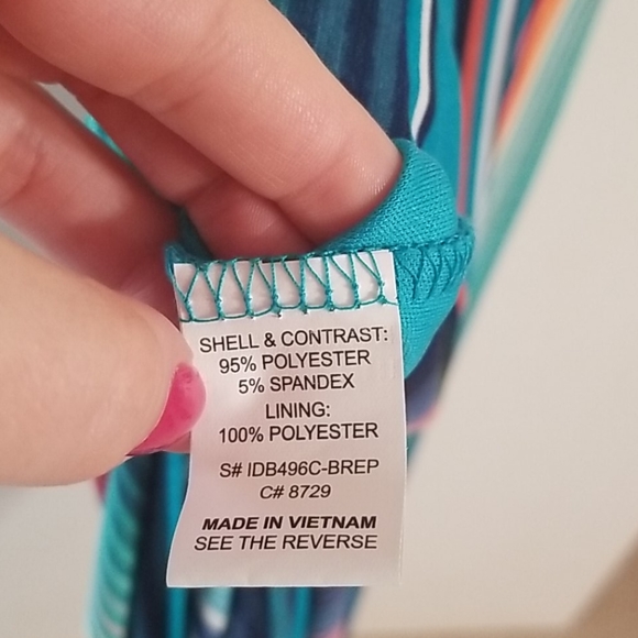 Colorful crossback maxi dress - Picture 5 of 8